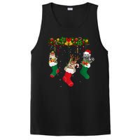 Hanging Cats Christmas Stockings PosiCharge Competitor Tank