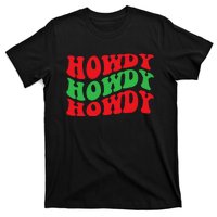 Howdy Christmas Cowgirl Southern Western Girl Country Rodeo T-Shirt