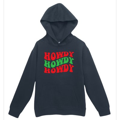 Howdy Christmas Cowgirl Southern Western Girl Country Rodeo Urban Pullover Hoodie