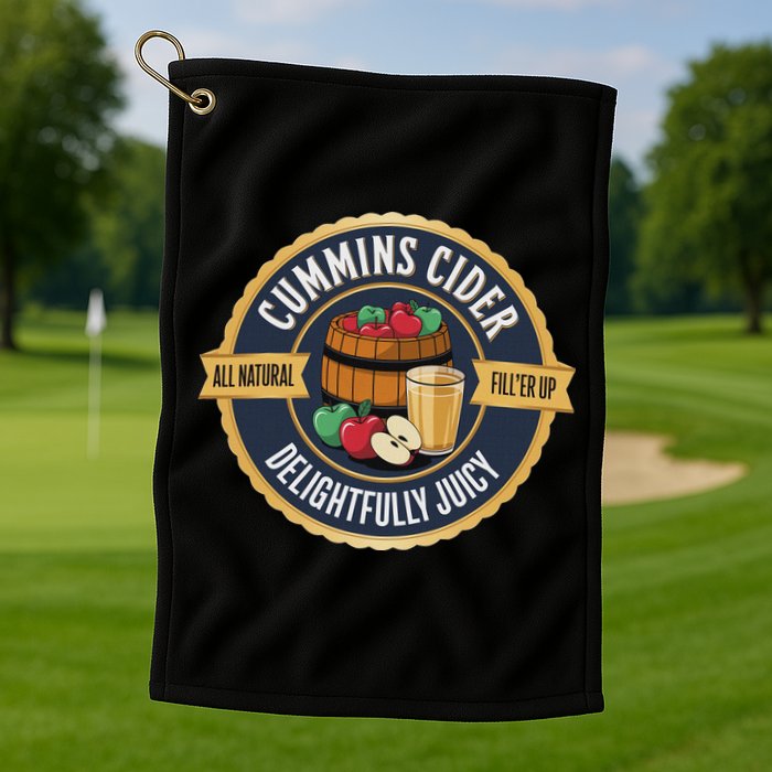 Haul Cummins Cider Golf Towel