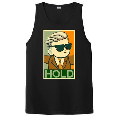 Hold Crypto Currency Cartoon PosiCharge Competitor Tank