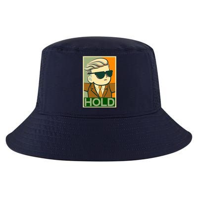 Hold Crypto Currency Cartoon Cool Comfort Performance Bucket Hat