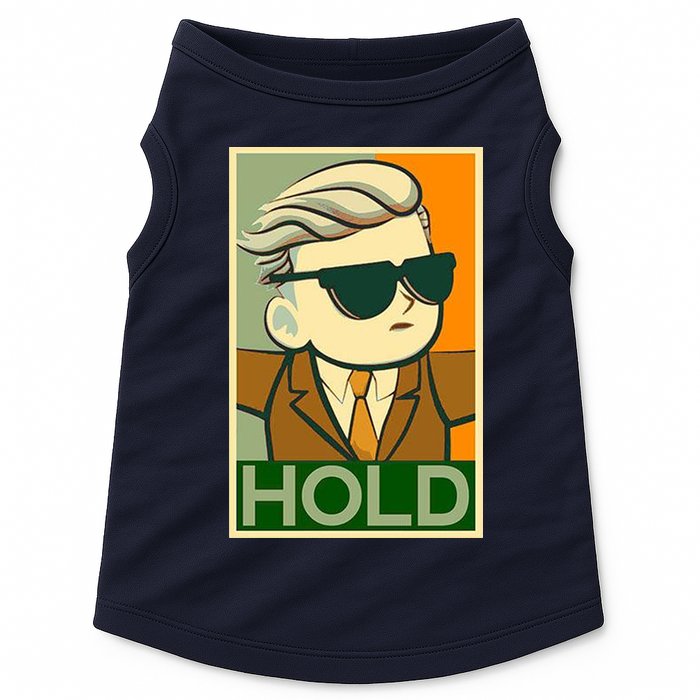 Hold Crypto Currency Cartoon Doggie Tank