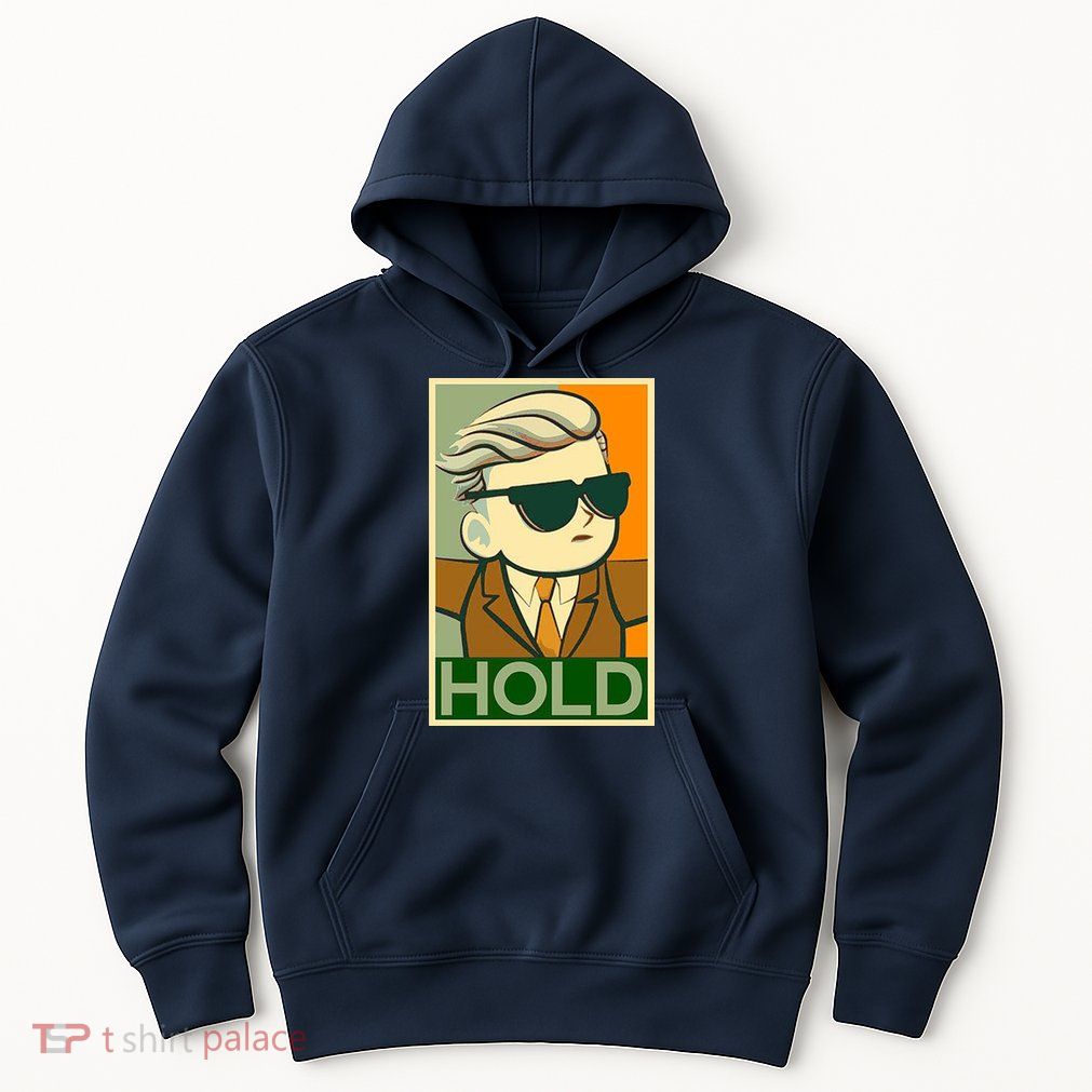 Hold Crypto Currency Cartoon Hoodie