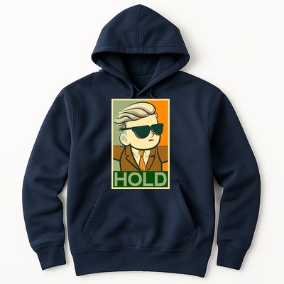 Hold Crypto Currency Cartoon Hoodie