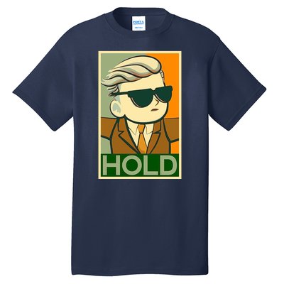 Hold Crypto Currency Cartoon Tall T-Shirt