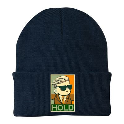 Hold Crypto Currency Cartoon Knit Cap Winter Beanie