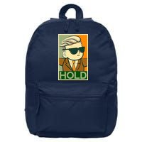 Hold Crypto Currency Cartoon 16 in Basic Backpack