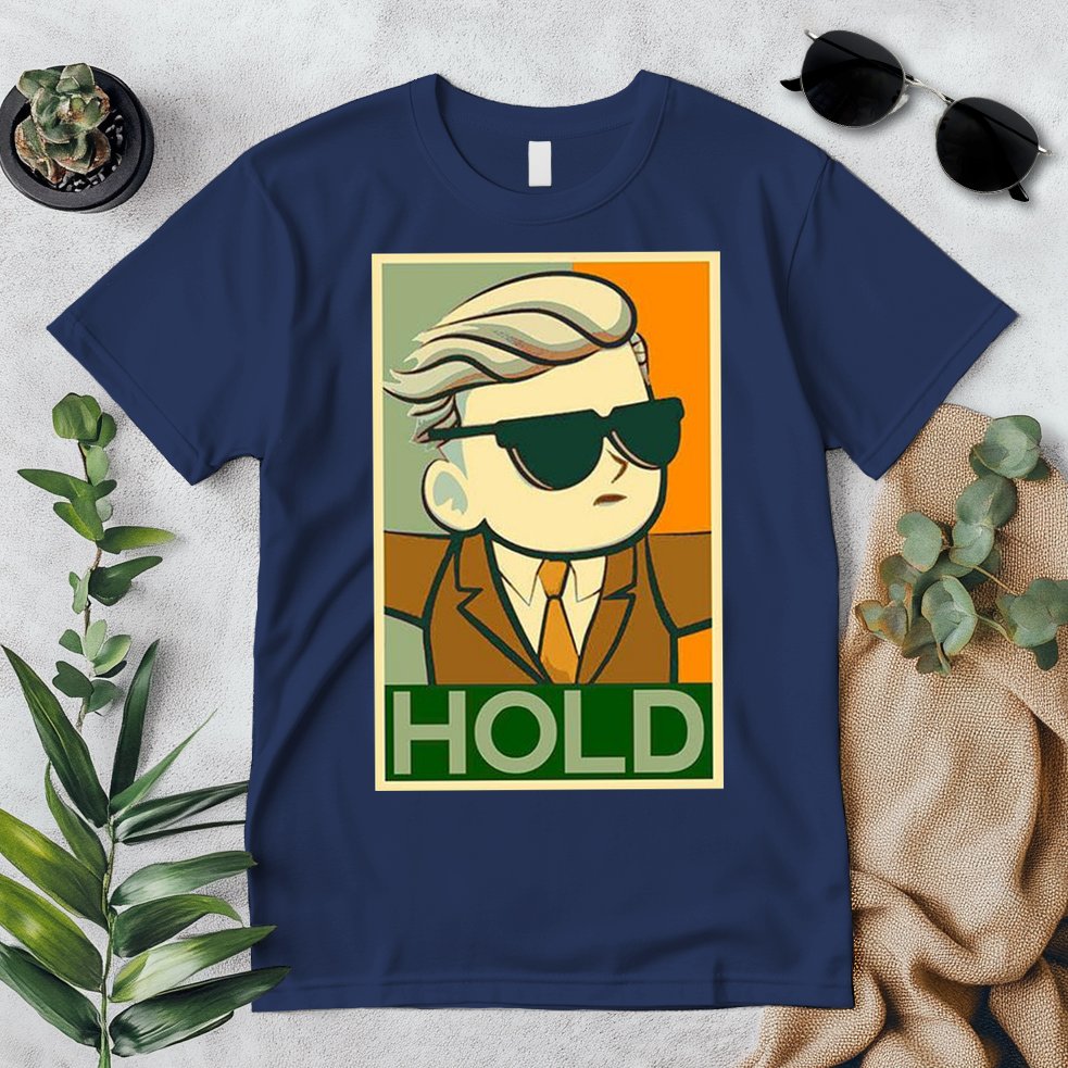 Hold Crypto Currency Cartoon Premium T-Shirt