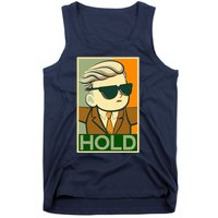 Hold Crypto Currency Cartoon Tank Top