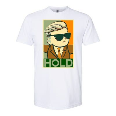 Hold Crypto Currency Cartoon Softstyle® CVC T-Shirt