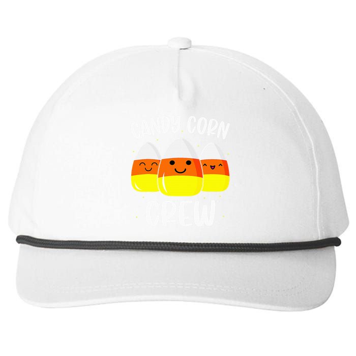 Halloween Candy Corn Crew Costume Fun Friends Outfit Snapback Five-Panel Rope Hat