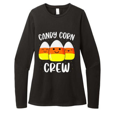 Halloween Candy Corn Crew Costume Fun Friends Outfit Womens CVC Long Sleeve Shirt