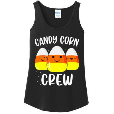 Halloween Candy Corn Crew Costume Fun Friends Outfit Ladies Essential Tank