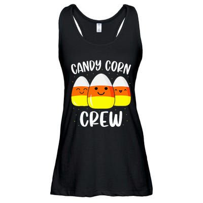 Halloween Candy Corn Crew Costume Fun Friends Outfit Ladies Essential Flowy Tank