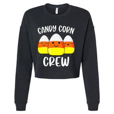 Halloween Candy Corn Crew Costume Fun Friends Outfit Cropped Pullover Crew