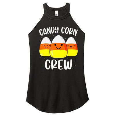 Halloween Candy Corn Crew Costume Fun Friends Outfit Women's Perfect Tri Rocker Tank