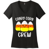 Halloween Candy Corn Crew Costume Fun Friends Outfit Women's V-Neck T-Shirt