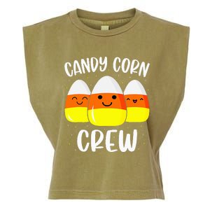 Halloween Candy Corn Crew Costume Fun Friends Outfit Garment-Dyed Women's Muscle Tee