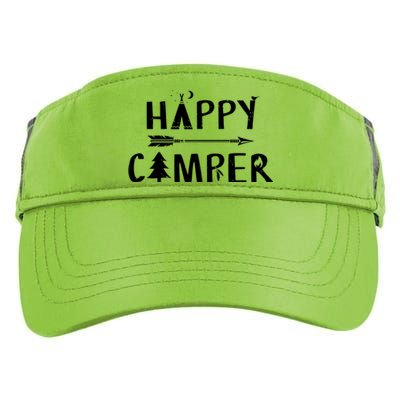 Happy Camper Camping Gift Camp Gift Adult Drive Performance Visor