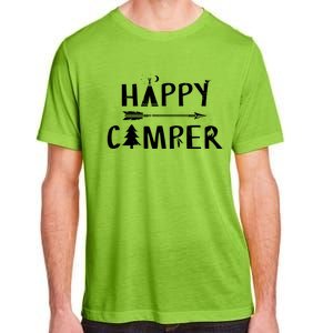 Happy Camper Camping Gift Camp Gift Adult ChromaSoft Performance T-Shirt