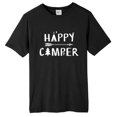 Happy Camper Camping Gift Camp Gift Tall Fusion ChromaSoft Performance T-Shirt