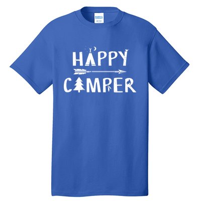 Happy Camper Camping Gift Camp Gift Tall T-Shirt