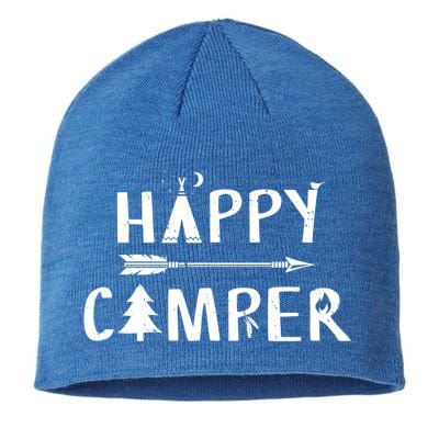 Happy Camper Camping Gift Camp Gift Sustainable Beanie