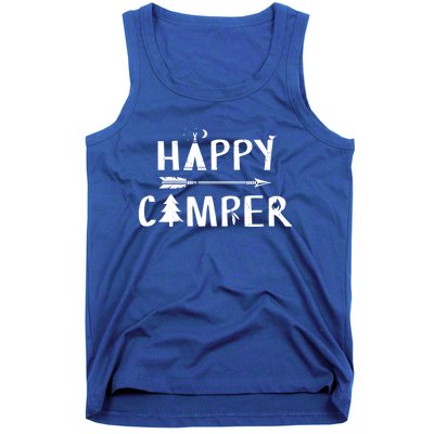 Happy Camper Camping Gift Camp Gift Tank Top