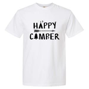 Happy Camper Camping Gift Camp Gift Garment-Dyed Heavyweight T-Shirt