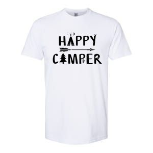 Happy Camper Camping Gift Camp Gift Softstyle CVC T-Shirt