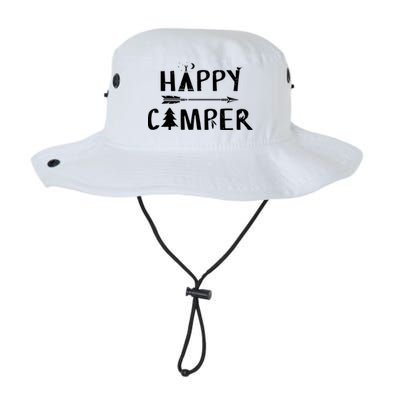 Happy Camper Camping Gift Camp Gift Legacy Cool Fit Booney Bucket Hat