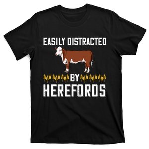 Hereford Cow Cattle Bull Beef Farm T-Shirt