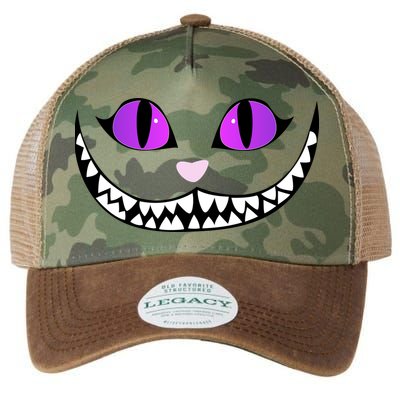 Halloween Cheshire Cat Grinning Smile Wonderland Floating Legacy Tie Dye Trucker Hat
