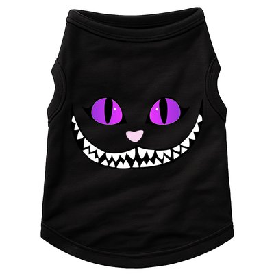Halloween Cheshire Cat Grinning Smile Wonderland Floating Doggie Tank