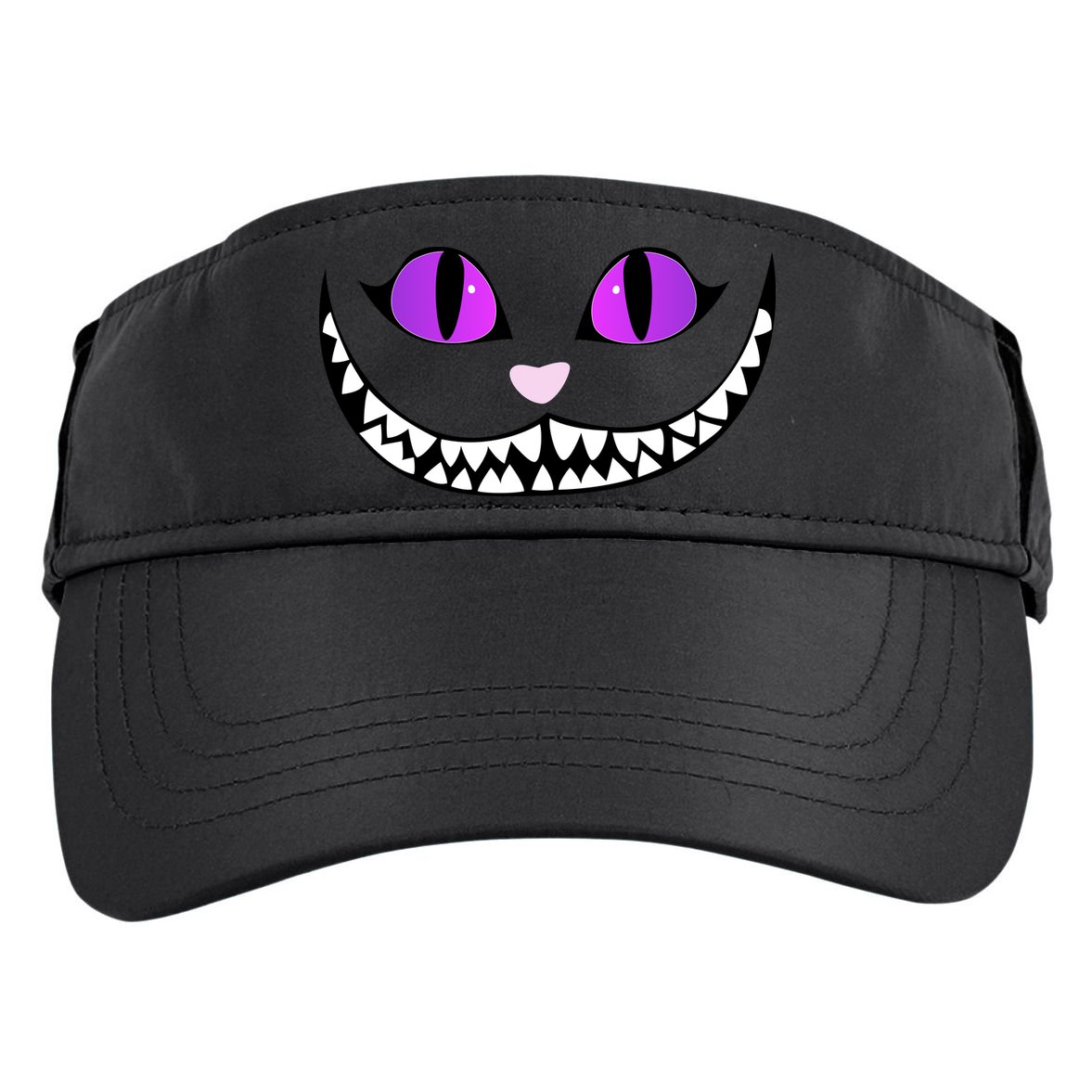 Halloween Cheshire Cat Grinning Smile Wonderland Floating Adult Drive Performance Visor