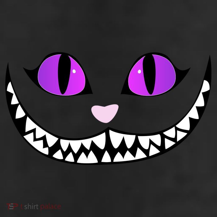 Halloween Cheshire Cat Grinning Smile Wonderland Floating 11oz C Handle Ceramic Mug
