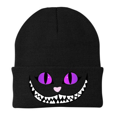 Halloween Cheshire Cat Grinning Smile Wonderland Floating Knit Cap Winter Beanie
