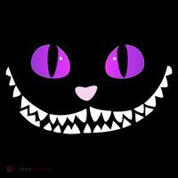 Halloween Cheshire Cat Grinning Smile Wonderland Floating Bag