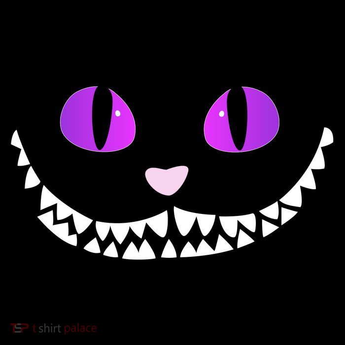 Halloween Cheshire Cat Grinning Smile Wonderland Floating Bag