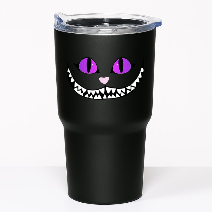 Halloween Cheshire Cat Grinning Smile Wonderland Floating Tumbler