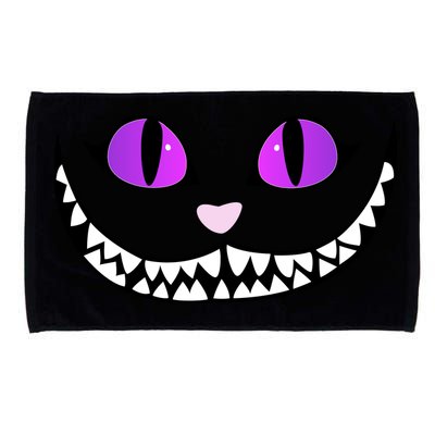 Halloween Cheshire Cat Grinning Smile Wonderland Floating Microfiber Hand Towel