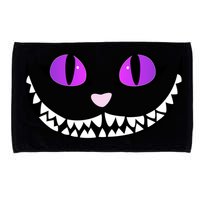 Halloween Cheshire Cat Grinning Smile Wonderland Floating Microfiber Hand Towel