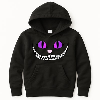 Halloween Cheshire Cat Grinning Smile Wonderland Floating Kids Hoodie