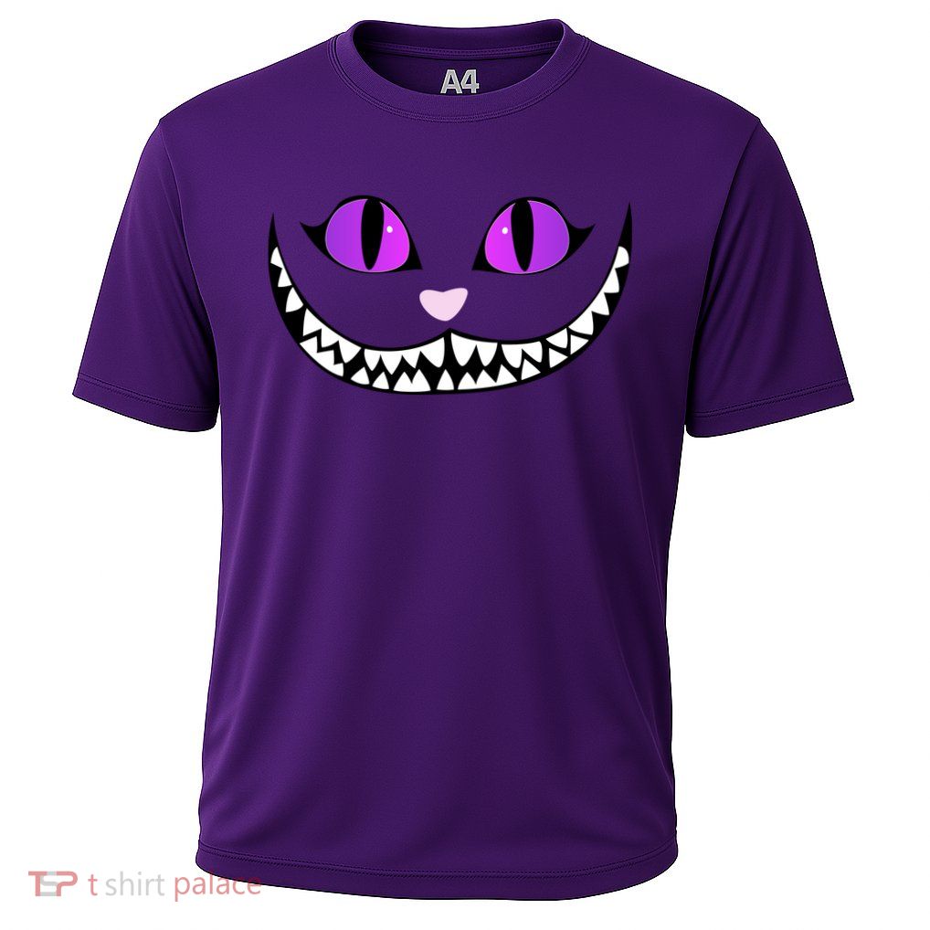 Halloween Cheshire Cat Grinning Smile Wonderland Floating Performance Shirt