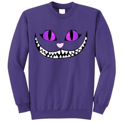 Halloween Cheshire Cat Grinning Smile Wonderland Floating Sweatshirt