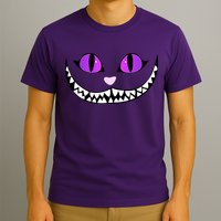 Halloween Cheshire Cat Grinning Smile Wonderland Floating T-Shirt
