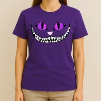 Halloween Cheshire Cat Grinning Smile Wonderland Floating T-Shirt
