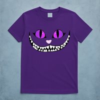 Halloween Cheshire Cat Grinning Smile Wonderland Floating T-Shirt