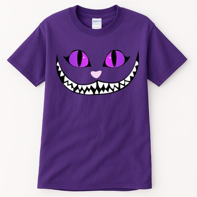 Halloween Cheshire Cat Grinning Smile Wonderland Floating Tall T-Shirt